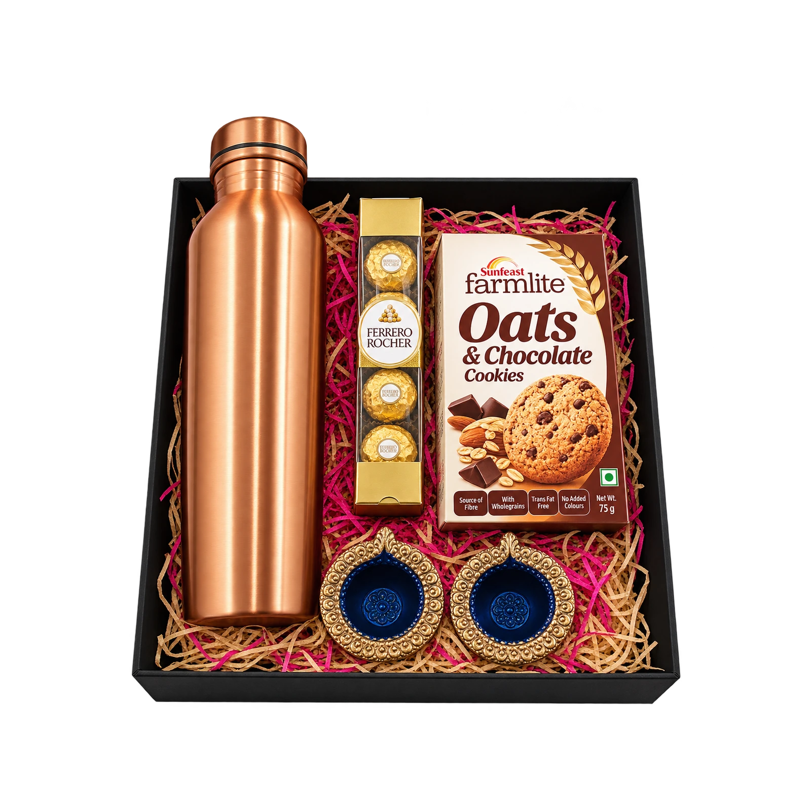 Copper Bottle, Cookie, Ferrero & Diya Kit — Diwali 2026 catalogue, page undefined