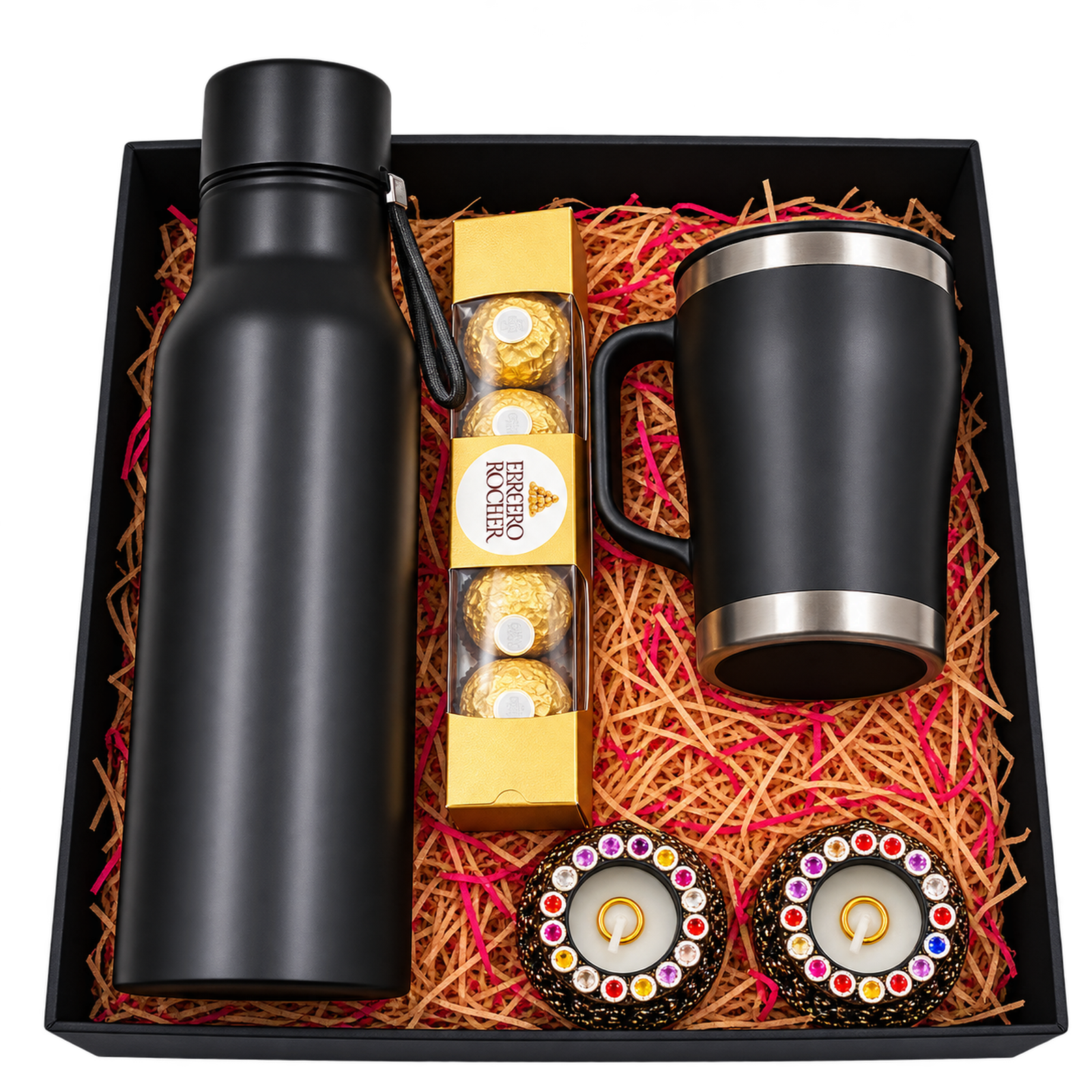 Black Bottle, Mug, Ferrero & Diya Kit — Diwali 2026 catalogue, page undefined