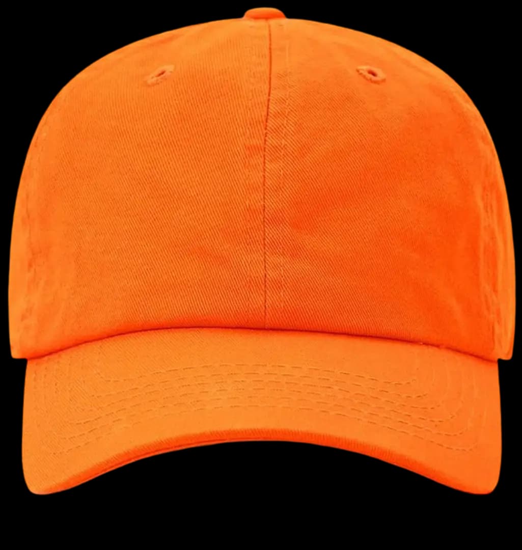 Orange Baseball Cap