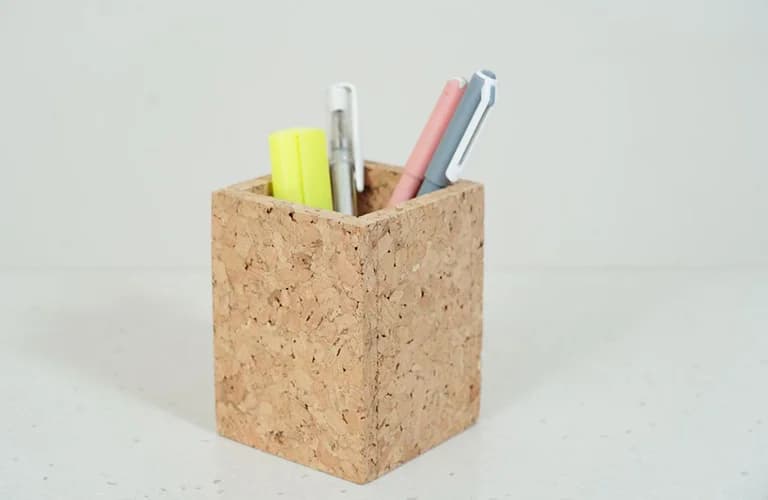 Cork Pen Pencil Holder