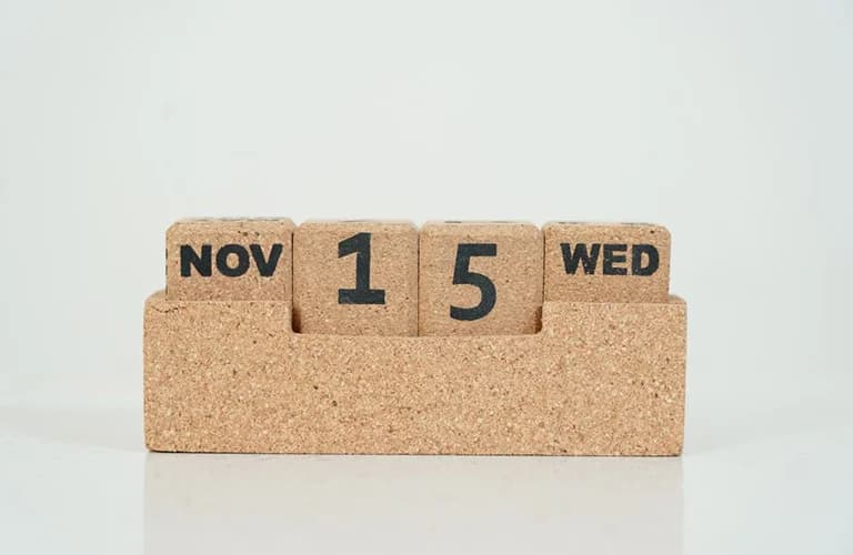 Cork Desktop Calendar