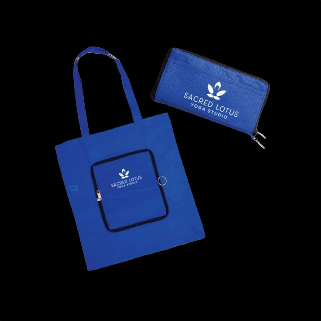 Zipper Foldable Tote Bag