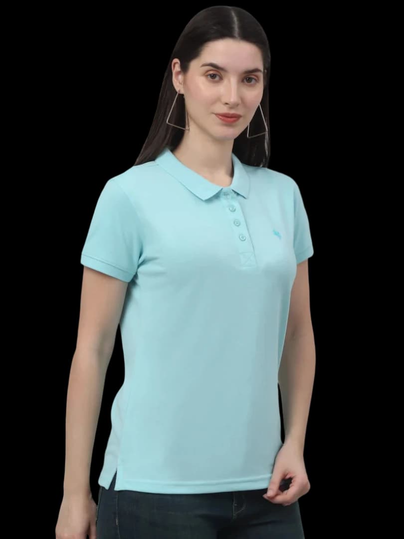 Sky Blue Polo T-Shirt