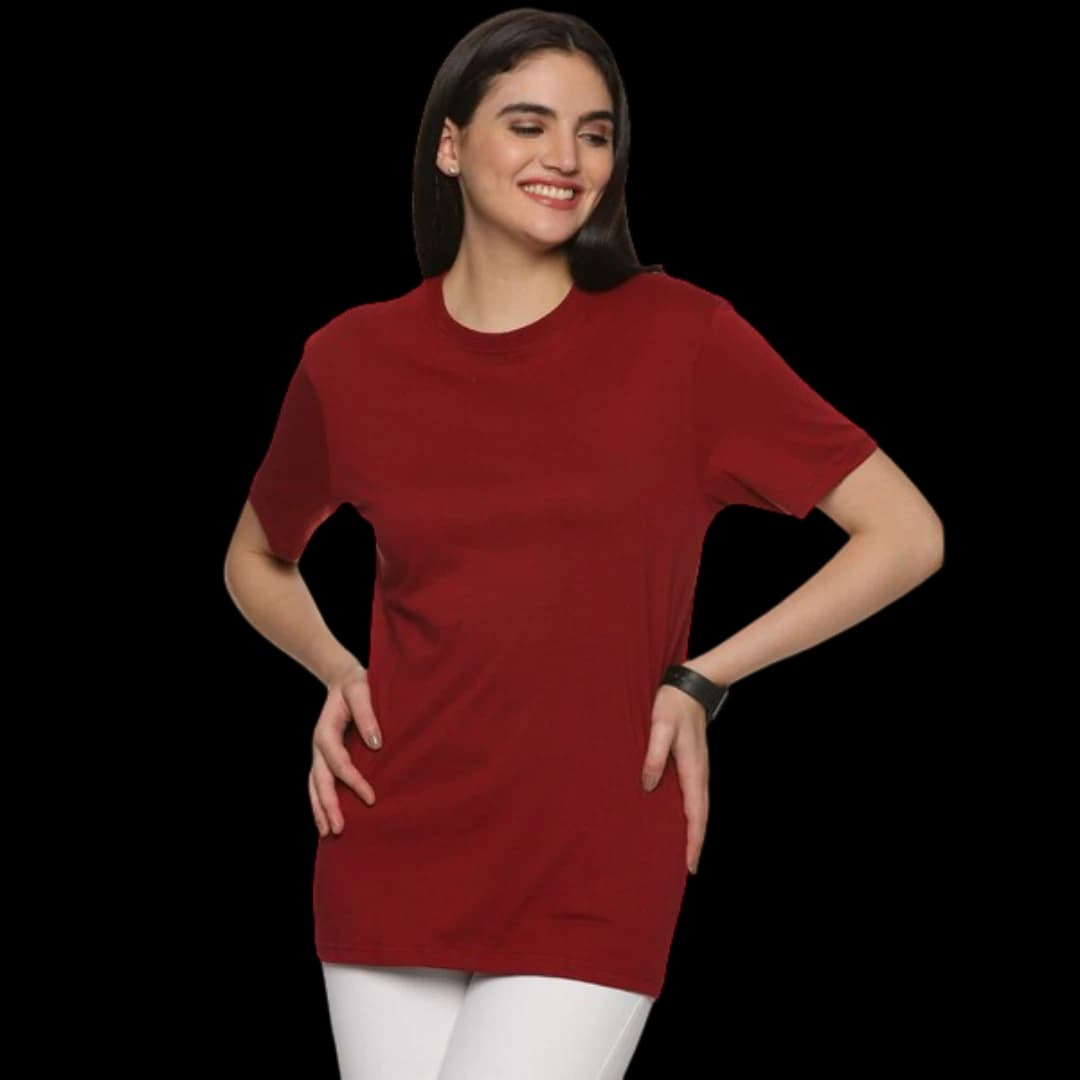 Red Round Neck T-Shirt