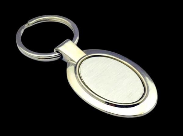 Rectangle Metal Keychain