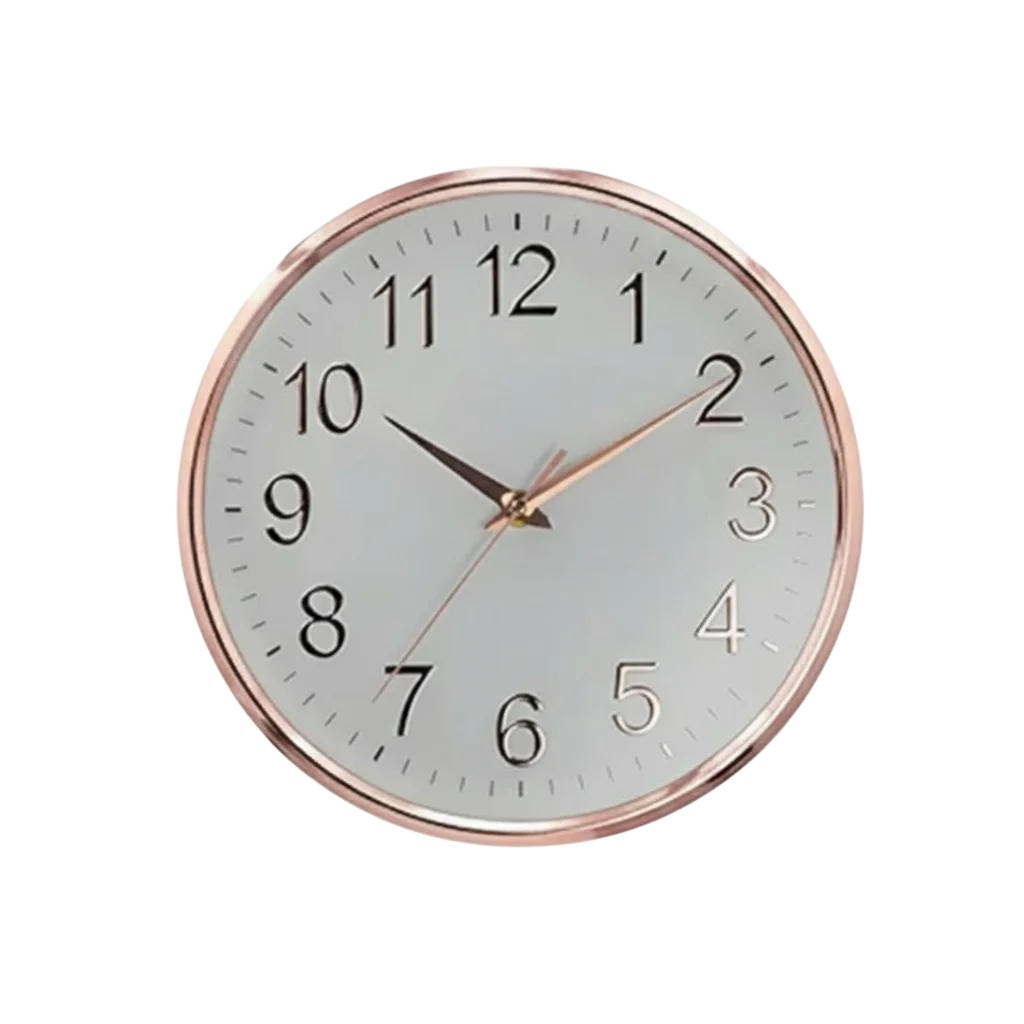 Classic Wall Clock Side View