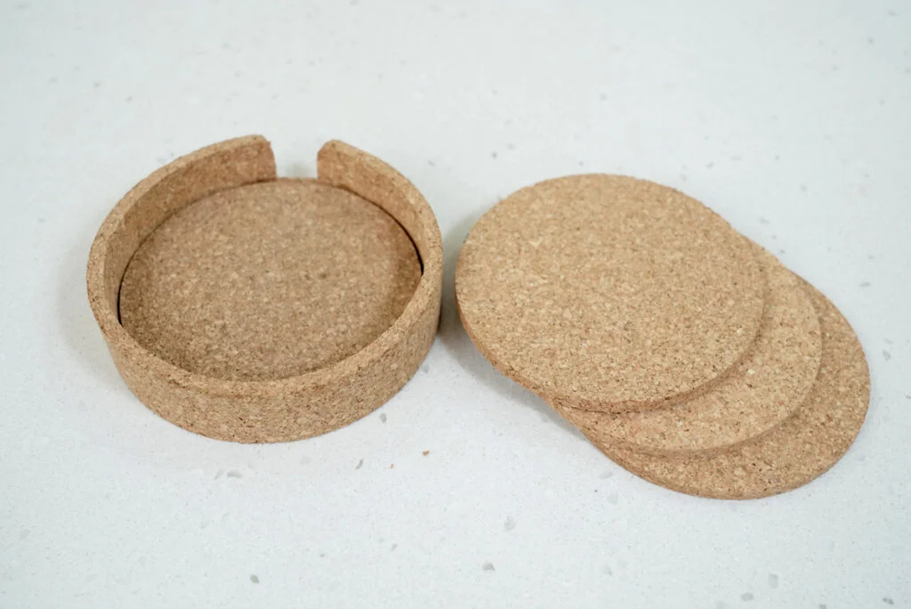 Natural Cork Coasters
