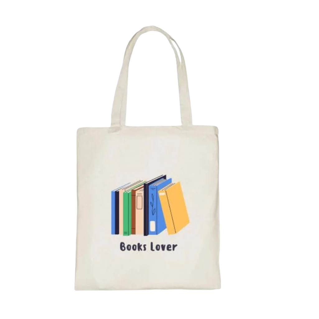 Printed Jute Tote Bag