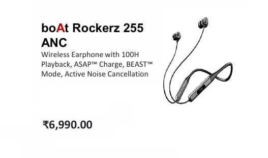 boAt Rockerz 255 ANC by boAt — Diwali 2026 catalogue, page 7