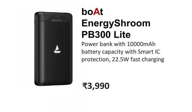 boAt EnergyShroom PB300 Lite by boAt — Diwali 2026 catalogue, page 7