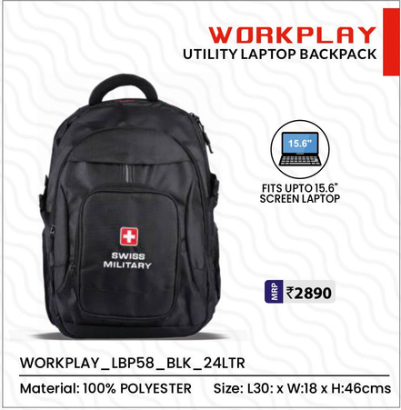 Swiss Military WORKPLAY Utility Laptop Backpack by Swiss Military — Diwali 2026 catalogue, page 12