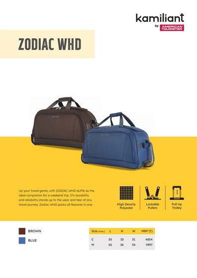Kamiliant ZODIAC WHD by Kamiliant by American Tourister — Diwali 2026 catalogue, page 13