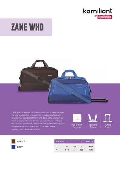 Kamiliant ZANE WHD by Kamiliant by American Tourister — Diwali 2026 catalogue, page 13