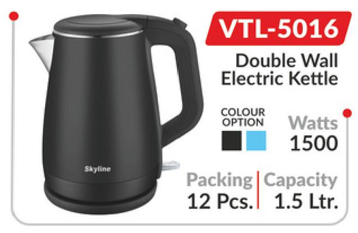 Skyline VTL-5016 Double Wall Electric Kettle by Skyline — Diwali 2026 catalogue, page 15