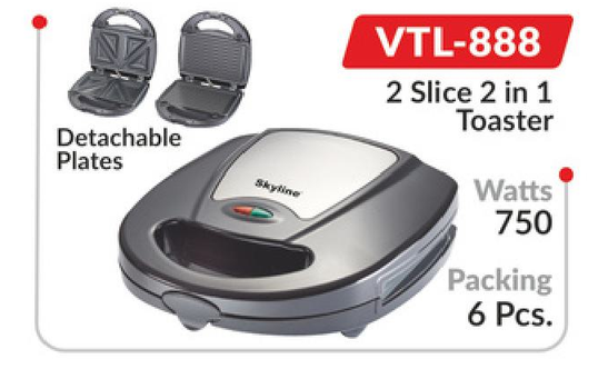Skyline VTL-888 2 Slice 2 in 1 Toaster by Skyline — Diwali 2026 catalogue, page 15