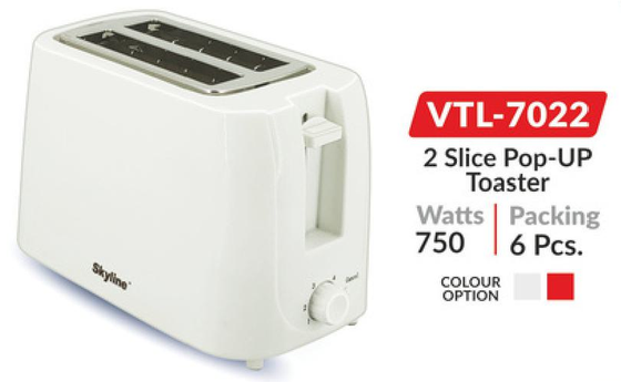 Skyline VTL-7022 2 Slice Pop-UP Toaster by Skyline — Diwali 2026 catalogue, page 15
