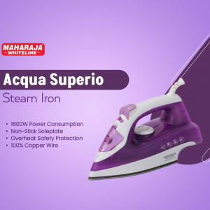Maharaja Whiteline Acqua Superio Steam Iron by Maharaja Whiteline — Diwali 2026 catalogue, page 16