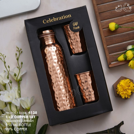 1+2 Copper Set — Hammered Finish — Diwali 2026 catalogue, page 19