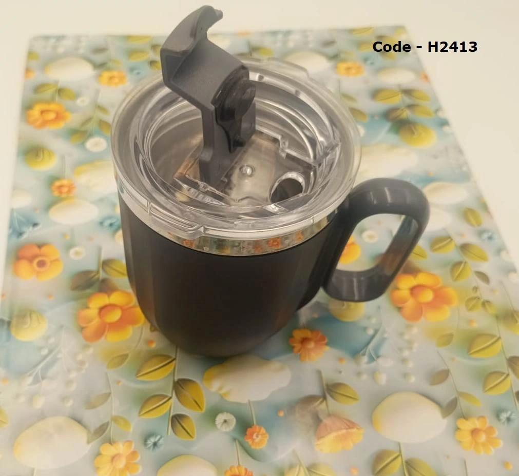 H2413 - Spill Proof Suction mug with Oval handle