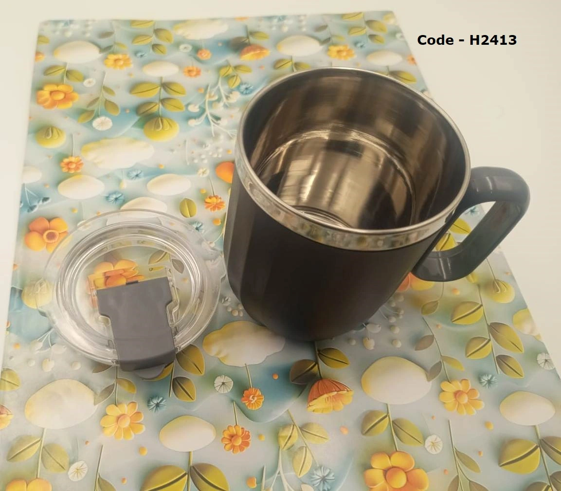 H2413 - Spill Proof Suction mug with Oval handle