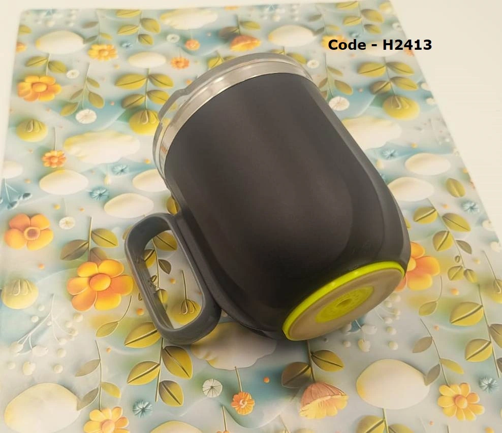 H2413 - Spill Proof Suction mug with Oval handle